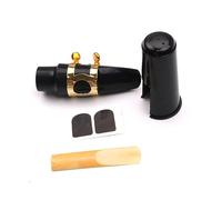 VICASKY 1juego Boquilla De Saxofón Con Ligadura y Parche Accesorios Para Instrumentos Musicales Incluye Caña y Almohadillas Sonido Óptimo Para Principiantes