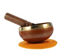 VICASKY 1juego Cuencos De Canto De Cobre Para y Relajación Incluye Martillo y Almohadilla Sonido De Diseño Artesanal De Nepal Para Prácticas De y Bienestar