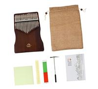 VICASKY 1juego Kalimba De Madera De Para Principiantes Instrumento Musical Portátil De Pulgar Para y Escuela