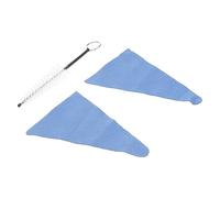 VICASKY 1juego Limpieza Para Instrumentos Musicales Incluye Paños Absorbentes y Cepillo Para Saxofón Flauta y Clarinete Azul