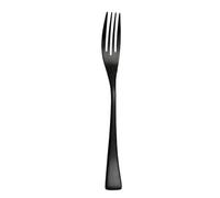 VICASKY 1pieza Cuchara de Comida de Acero Inoxidable Negro Utensilio para Cena Occidental para Hogar Restaurante y Hotel