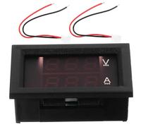 VICASKY 1pieza Medidor De Voltaje Para Monitoreo De Automóviles y Motocicletas Pantalla y Precisa Para Medición De Baterías y Electrónica