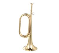 VICASKY 1piezas De Cobre Para Principiantes Instrumento Musical De Aula Bugle Clásico Para Bandas Escolares De Tocar Para Estudiantes