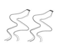 VICASKY 2 cadenas de de caballo, accesorio para el cabello con clip para peinados encantadores, duraderos y ligeros, accesorios perfectos para ocasiones especiales