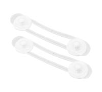 VICASKY 2 cierres de seguridad para armarios y armarios con forma de tubular, para armarios y cajones, transparentes