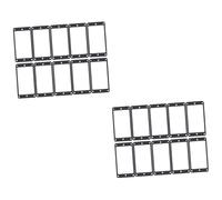 VICASKY 2 juegos de pickup de plástico para guitarra, borde de contorno para montaje, 10 unidades x 2