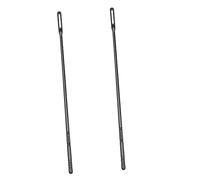VICASKY 2 limpiadores de flauta para pipa, varilla de limpieza de piccolo, cepillo de limpieza de tuberías, dispositivos de limpieza, pegatinas para álbumes de recortes, barra limpia, plástico negro