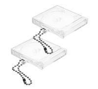 VICASKY 2 llaveros para funda, llaveros vacíos, mini soportes para álbumes de recortes, accesorios para aficionados, llaveros, llaveros, llaveros, para hacer tú mismo