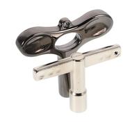 VICASKY 2 llaves de tambor, accesorios de batería, cabrestante, bastidores de crisol para instrumentos, llaves de tambor para afinar tambores, llaves de percusión de precisión, metal