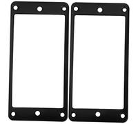 VICASKY 2 Marcos de Pastillas para Guitarra Eléctrica en Plástico Negro, Mejora Calidad de Sonido y Reduce Ruido, Accesorios para Músicos y Guitarras Eléctricas