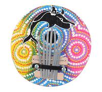 VICASKY 2 Piezas 7 Pulgar violín Kalimba instrumento musical instrumentos musicales piano de pulgar acrílico piano infantil mini kalimba para principiantes pequeño instrumento Metal