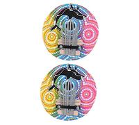 VICASKY 2 Piezas 7 Pulgar violín Kalimba instrumentos musicales instrumento de pulgar pequeño instrumento piano mini kalimba miniinstrumento musical portátil cascara de coco