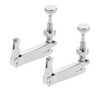 VICASKY 2 Piezas Afinador De Violonchelo Almohadilla Para El Hombro Del Violín Clavijas De Violín Afinador Para Violonchelo Compuesto De Clavija De Violín Silver Acero Inoxidable