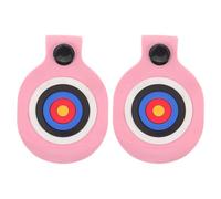 VICASKY 2 Piezas Almohadilla Pala del Arco de Goma Rosa para Recurvo | Antideslizante, Reduce el Desgaste Pala, Uso en Tiro al Blanco y Competiciones al Aire Libre