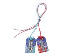 VICASKY 2 Piezas Amuleto Omamori Japonés de Protección y Buena Suerte Bordado Tradicional de Pez Koi para Colgar en Vehículo o Bolso
