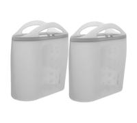 VICASKY 2 Piezas bolsa de almacenamiento bolsas de silicona bolsas de vapor de gran capacidad bolsas reutilizables para congelar bolsa de verduras silicona de grado alimenticio Dark Grey