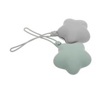 VICASKY 2 Piezas Caja De Almacenamiento De Silicona Para Chupete De Bolsa De Silicona Para Chupete De Recién Nacidos Para Viajar y Mantener Limpio y Protegido