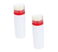 VICASKY 2 Piezas Caja De Borlas Para Polvos Botella De Talco Para Caja De Talco Para Uso Diario Casa o Viaje