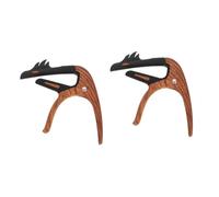 VICASKY 2 Piezas cejilla de guitarra cejillas de guitarra electrica ukelele banjo Accesorios instrumentos musicales Afinación guitarra bajo guitarras cejilla portátil para guitarra