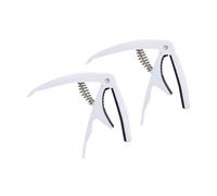 VICASKY 2 Piezas Cejilla De Guitarra Reemplazo Para Ukelele Clip De Guitarra Blanco Abs Accesorios Para Eléctrica y Acústica