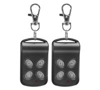 VICASKY 2 Piezas Control Remoto para Puertas de Garaje 433 MHz Función de Aprendizaje y Diseño de Plástico, Mando Versátil para Abridores Automáticos y Entrada Remota sin Llave