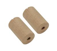 VICASKY 2 Piezas Corcho Flautín Corchos Flautín Tapón De Flauta Flautín Corchos Flautín Simples Corcho Natural Flauta Flautín Cabeza De Corcho Protector De Enchufe Khaki
