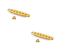 VICASKY 2 Piezas De Cuerda virolas de guitarra accesorios de repuesto para guitarra bajo guitarra dorada férula accesoria cuerdas de guitarra band guitarra acustica partes de guitarra