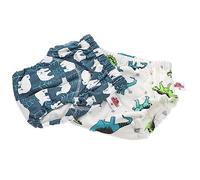 VICASKY 2 Piezas de Pantalón pañal lavable para recién nacido ropa interior de entrenamiento para bebés reutilizables para bebe fraldas reutilizáveis impermeables