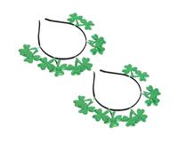 VICASKY 2 piezas diadema accesorios para el cabello St Patricks Day Damas St Patricks Day Accesorios St Patricks Day Celebración Tocado Coletero Cintas de plástico Verde