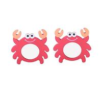 VICASKY 2 Piezas Espejo De Dibujos Animados De Eva Educational Toys Juguetes Educativos para Niños Lindo Espejo De Juguete Juguetes De Bañera para Niños Pequeños Juguete Rompecabezas Rojo