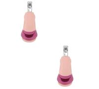 VICASKY 2 Piezas kit de aseo cortador de uñas seguro para bebés traje infantil trajes de cortaúñas para niños cortaúñas para bebés traje de niño set cuidado bebe kit cuidado bebe rosa