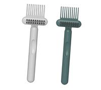 VICASKY 2 Piezas Limpiador De Cepillos De Pelo Para Peines Removedor De Pelos De Peine Limpiador De Rastrillo Para Limpieza De Cepillos