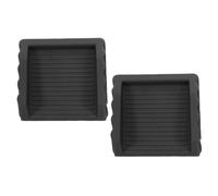 VICASKY 2 Piezas Tope de Puerta de Piso de Goma Tope de Puerta Bidireccional Tpr Negro en Forma de Cubo Protección contra Pellizcos de Dedos y Suelos en Hogares y Oficinas Mascotas