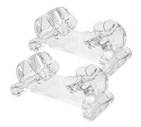 VICASKY 2 piezas transparente Kalimba soporte acrílico piano pulgar para piano de dedo estable y portátil para tiendas de música y aulas fácil instalación y cuidado elegante