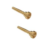 VICASKY 2 Piezas Trompeta 7c Trompeta Bb Instrumento De Trompeta De Trompeta 5c Instrumento De Voz/Trompeta Chapada En Oro Trombón Bobby Show Bocina