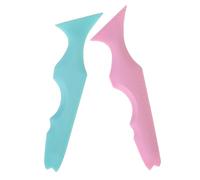 VICASKY 2 plantillas de delineador de ojos de silicona y lápiz labial, herramienta de maquillaje multifuncional para principiantes y profesionales, portátil y respetuoso con la piel