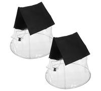 VICASKY 2 Protectores Impermeables de Pvc Resistentes Rayos Uv para Luces de Escenario y Lámparas Par Ajuste para Eventos al Aire Libre