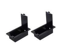 VICASKY 2 Soportes de Batería para Guitarra Activo de 9 V Instalación Plana y Fácil Reemplazo, Caja de Plástico y Metal para Accesorios Eléctricos