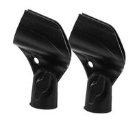 VICASKY 2 soportes de clip para micrófono, soporte de micrófono ajustable, duradero, para micrófonos, accesorios de instalación fácil