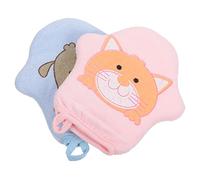VICASKY 2 Uds Toalla De Baño Toalla Exfoliante Depurador De Baño Creativo Ducha De Baño Cepillo De Limpieza Corporal Guante De Ducha Depurador De Champú Guante De Fregado De