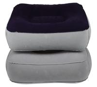 VICASKY 2 Uds Vuelo Reposapiés al Aire Libre para Coche Viaje con Almohada - Escritorio Childs Colchoneta Inflable Hamaca Masaje