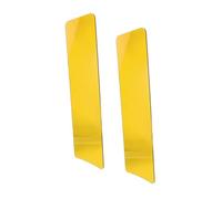 VICASKY 2 unidades de pizarra de color para el pelo, herramienta de mezcla de peluquería, tabla de colorear para el cabello, paleta para colorear el cabello, amarillo acrílico