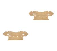 VICASKY 2 unidades de puente de Pipa, sillín de guitarra, puente de madera, puente de pipa, accesorios para guitarra, accesorios para guitarra, suministro de pipa, puente de guitarra para niños