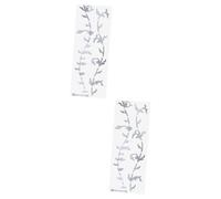 VICASKY 2 unids Guitarra Calcomanías Diapasón Inlay Pegatinas Duraderas Fácil Eliminación Para Guitarra Jugador