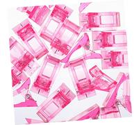 VICASKY 20 clips de uñas para arte de uñas, clips de uñas para construir rápidamente, pinzas para uñas, pinzas para construir herramientas, manicura, clip auxiliar para uñas, pinzas para uñas, pinzas