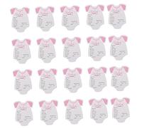 VICASKY 20 Pegatinas De Mes Tarjetas De Consejos Tarjetas De Predicción Para Niños O Niñas Accesorios De Juego Para Shower Favores De Fiesta De Nuevas Tarjetas De Mamá Nuevas