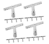 VICASKY 20 piezas Accesorios para instrumentos de percusión Accesorios de tuning de batería Suministro de instrumentos Universal Llave de afinación de tambor Herramientas útiles teclas de tambor Metal