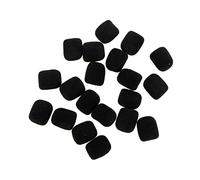 VICASKY 20 Piezas Micrófono De Algodón Línea Picc Cubre Cubierta De Micrófono De Solapa Micrófono Profesional Mini Micrófono Micrófono De Estudio Tamaño Mini Micrófono Lavalier