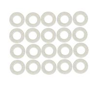 VICASKY 20 teclas para clarinete, boquilla de trompeta, deslizador de fieltro para válvulas de trompeta, minicampana, música, campanas de mano, trompeta, lira, saxofón, xilófono, blanco
