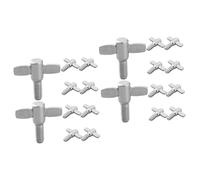VICASKY 20 Tornillos De Tornillos De Kit De Batería Sujetadores De Kit De Batería Tornillo Para Platillo Tornillo De Ala Tornillos De Fijación Para Platillo Tornillo Para Kit